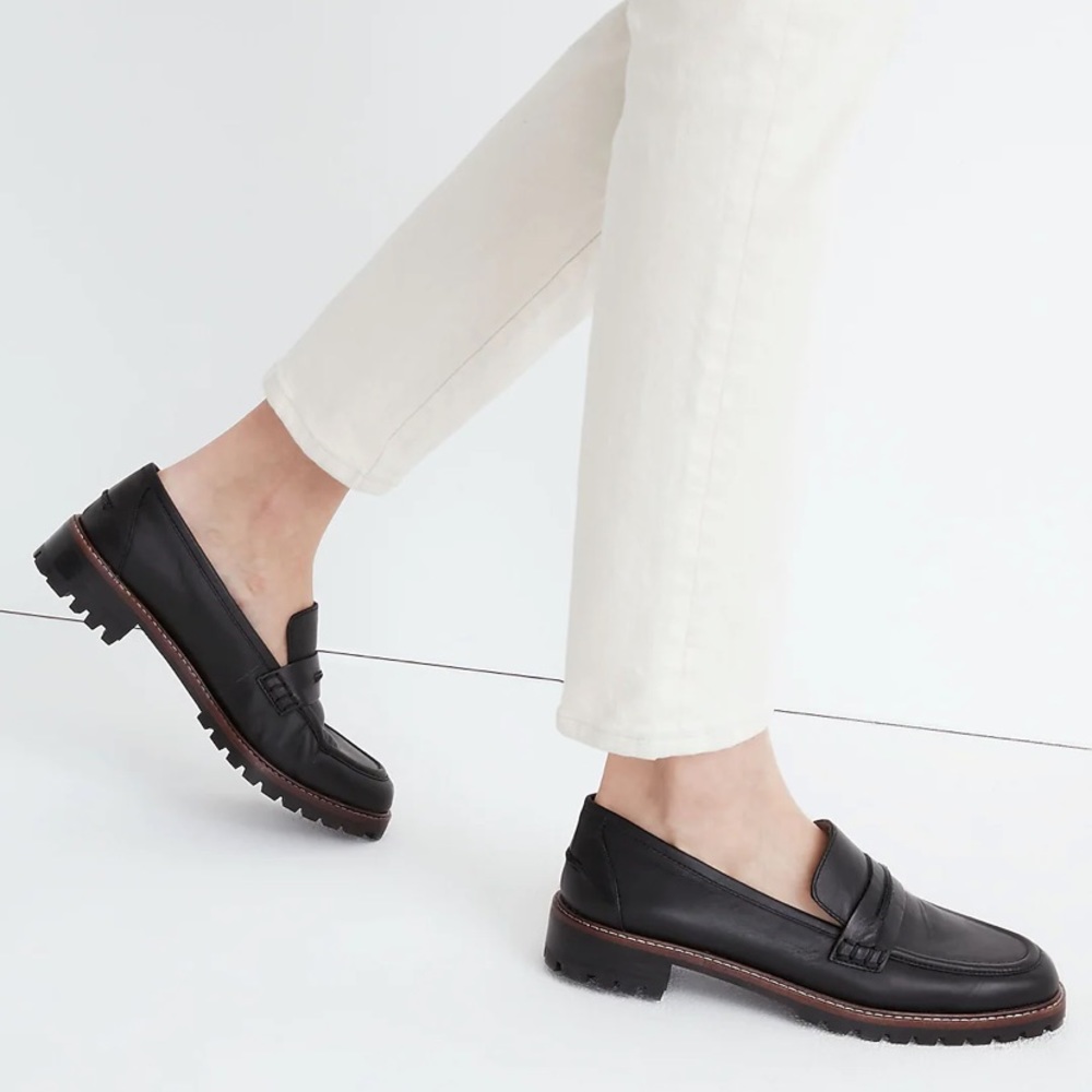 Madewell Corinne Lugsole Loafers Black